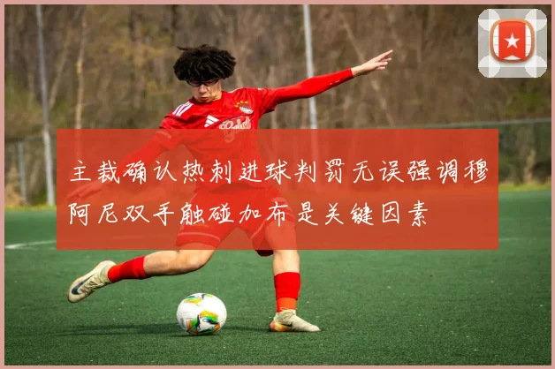 主裁确认热刺进球判罚无误强调穆阿尼双手触碰加布是关键因素